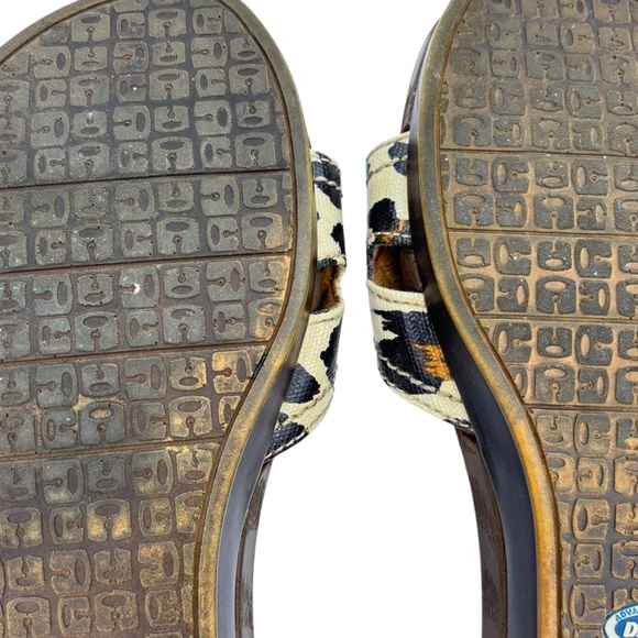 Dr. Scholl's Advanced Comfort Series Leopard Print Sandals  Size 8 - Picture 6 of 10